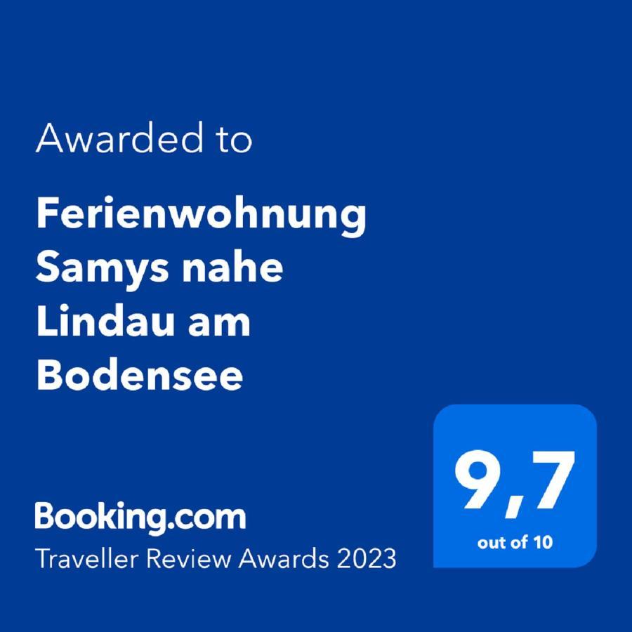 Ferienwohnung Samys Nahe Lindau Am Bodensee 西格马尔斯策尔 外观 照片
